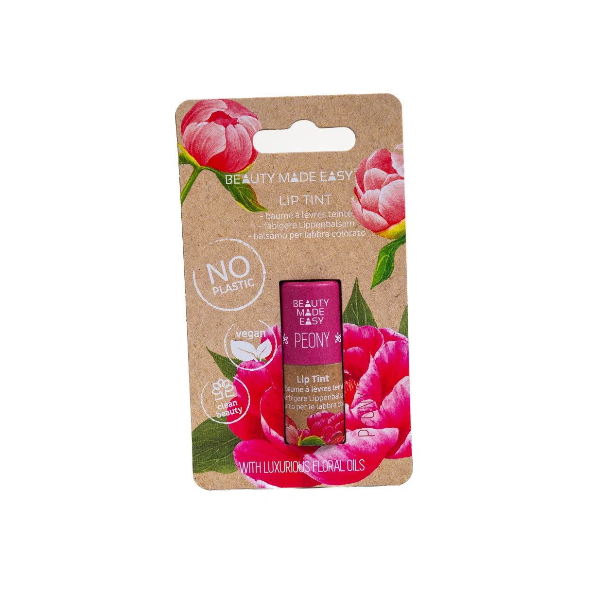 Beauty Made Easy    Lip Balm Tint   Peony   Hos Frisøren   Baronen