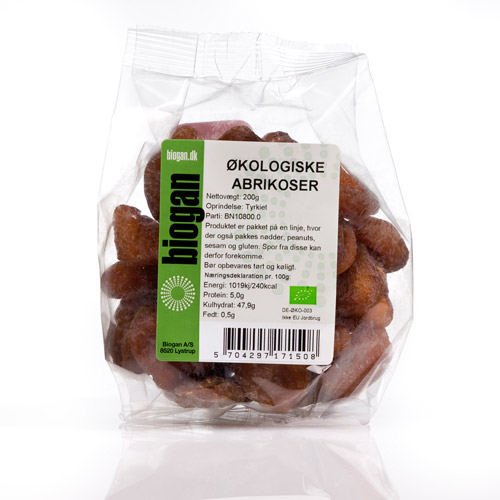 Biogan Abrikoser ø  200 Gr