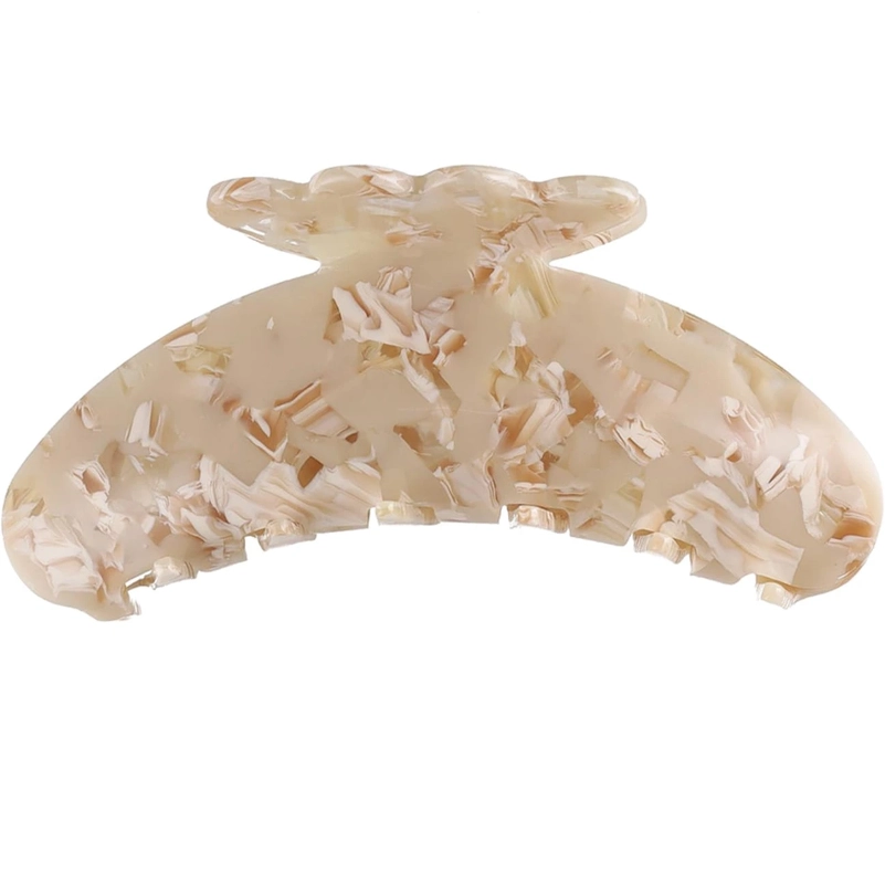 By Stær Agnes Hair Clip Large   Sand Brown