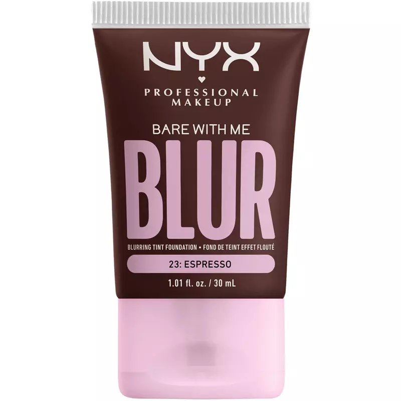Nyx Prof  Makeup Bare With Me Blur Tint Foundation 30 Ml   23 Espresso
