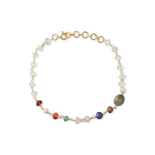 108 Blessing Planet Armbånd Golden