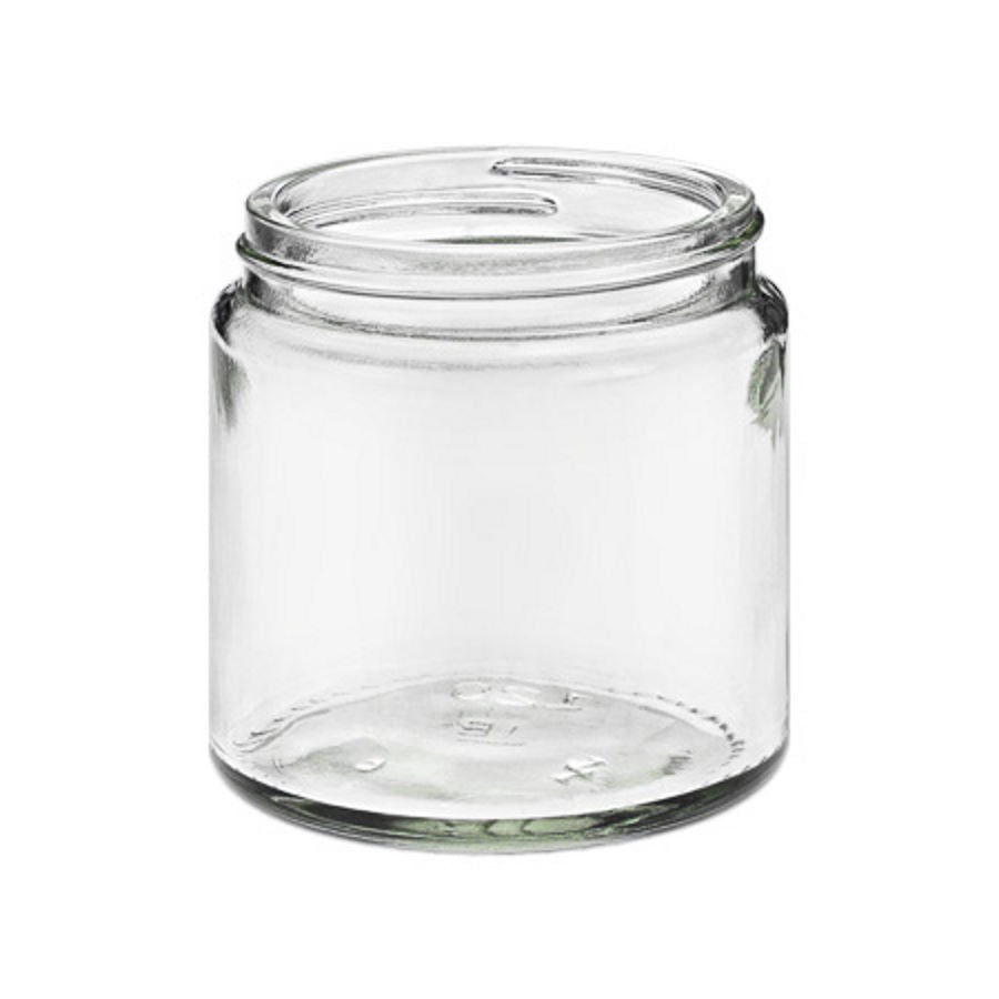 120 Ml  Klar Glasbøtte   Uden Låg   Sv58 R3