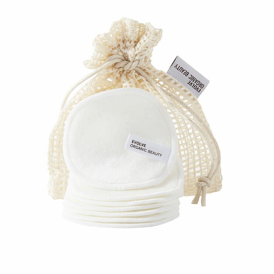 Evolve Bamboo Reusable Makeup Remover Pads  7 Stk