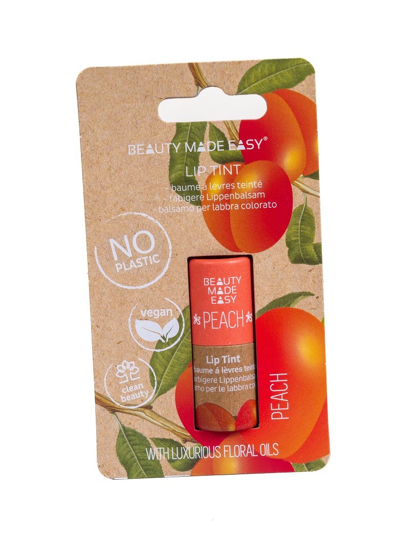 Beauty Made Easy    Lip Balm Tint   Peach