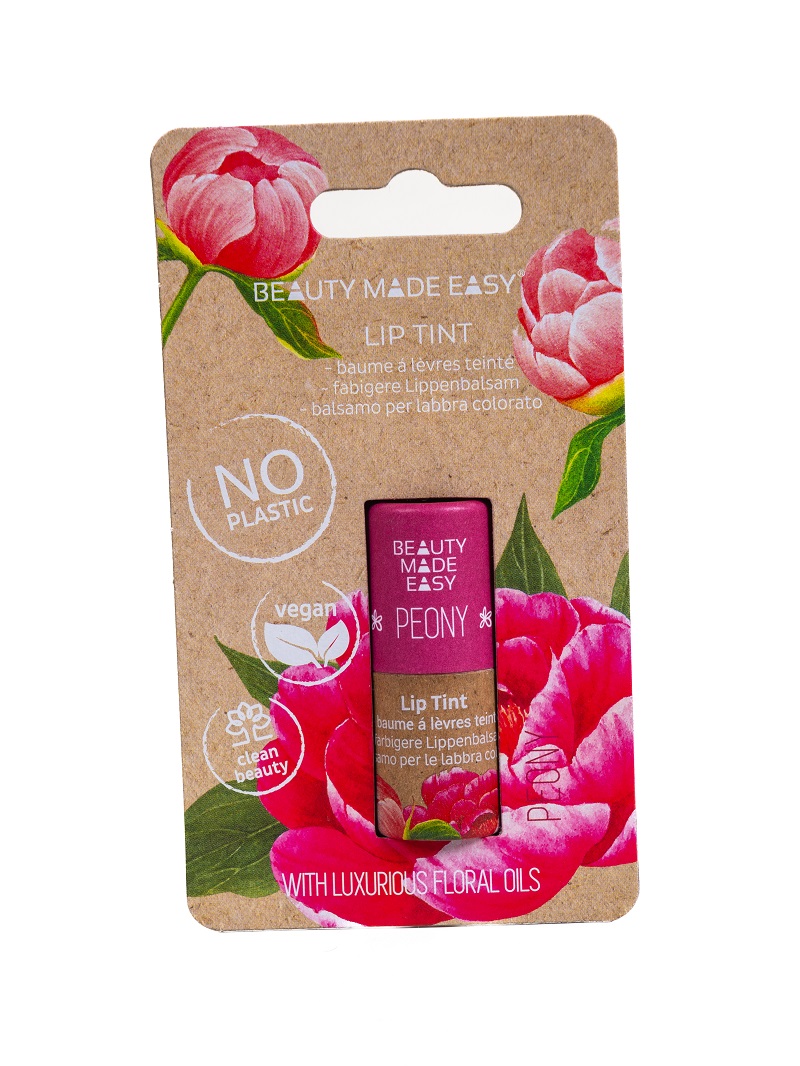 Beauty Made Easy    Lip Balm Tint   Peony
