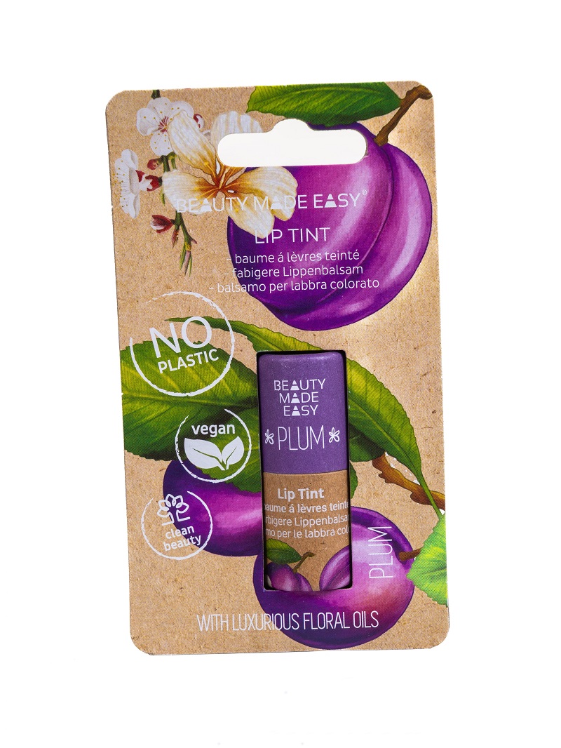 Beauty Made Easy    Lip Balm Tint   Plum