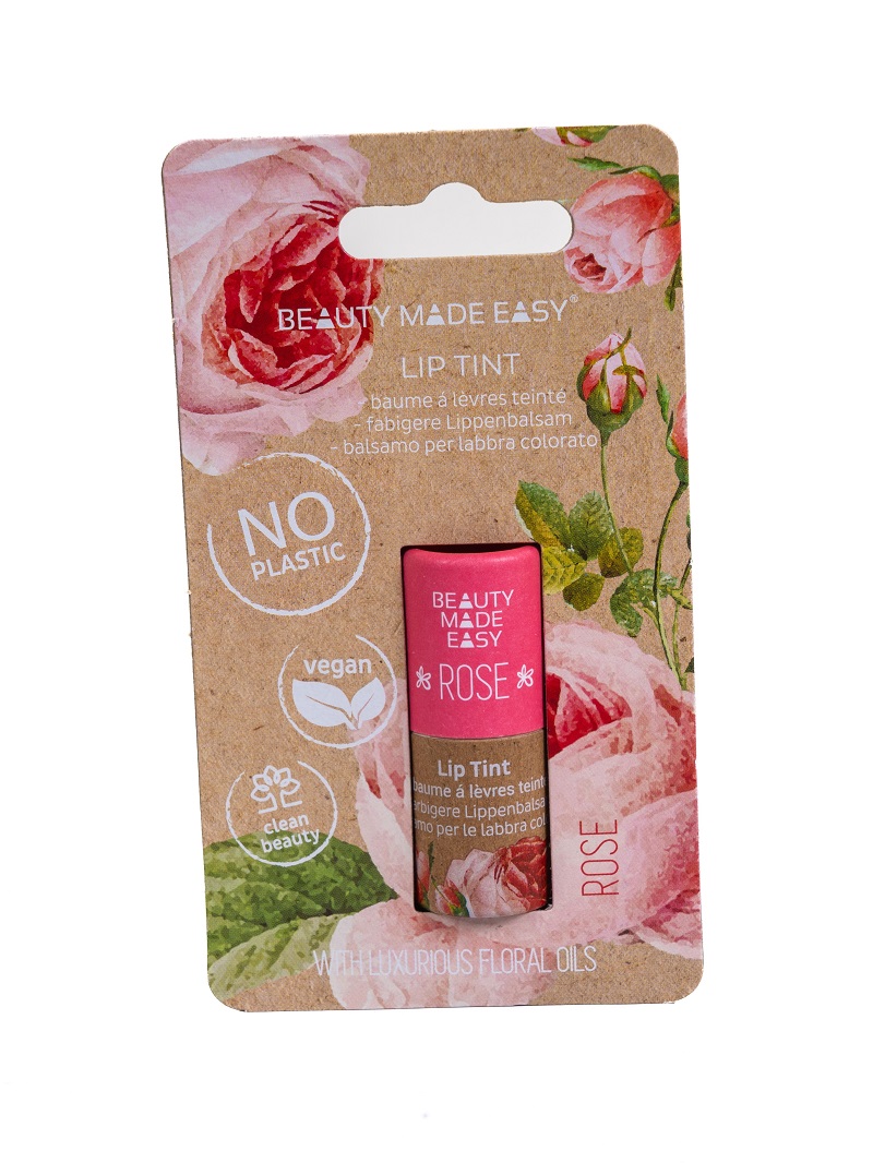 Beauty Made Easy    Lip Balm Tint   Rose