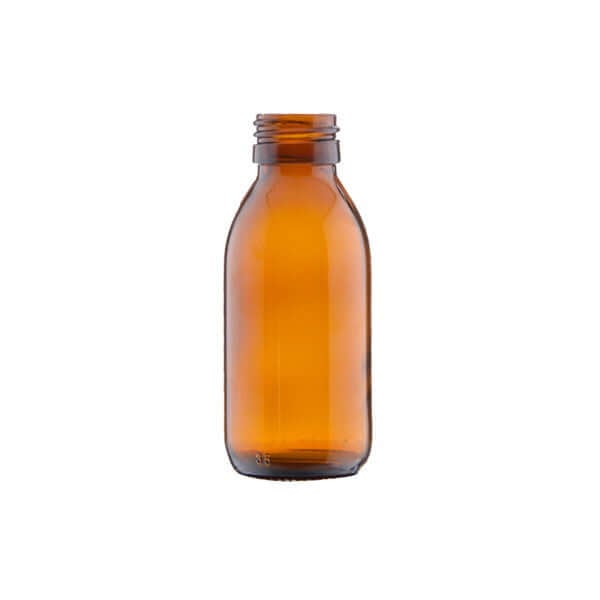 100 Ml  Brun Glasflaske   28 410
