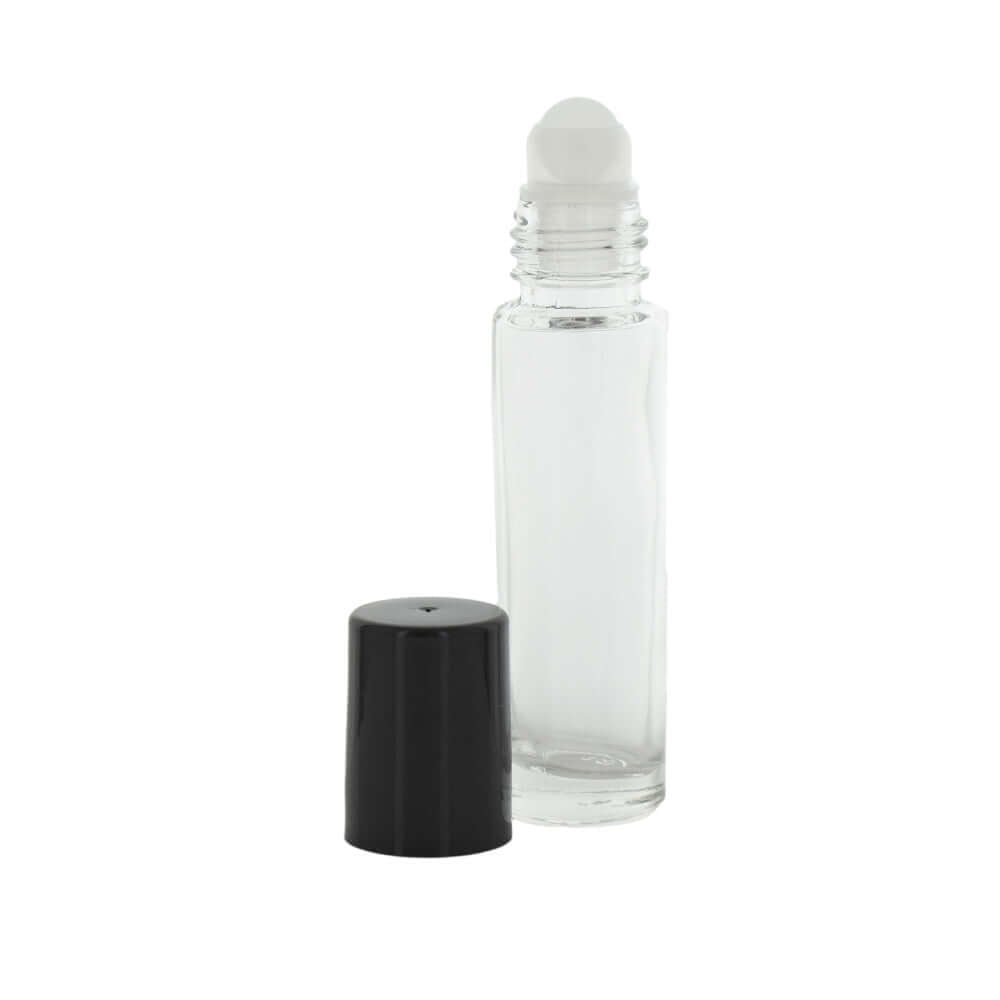 10 Ml  Klar Glasflaske Med Rullehoved