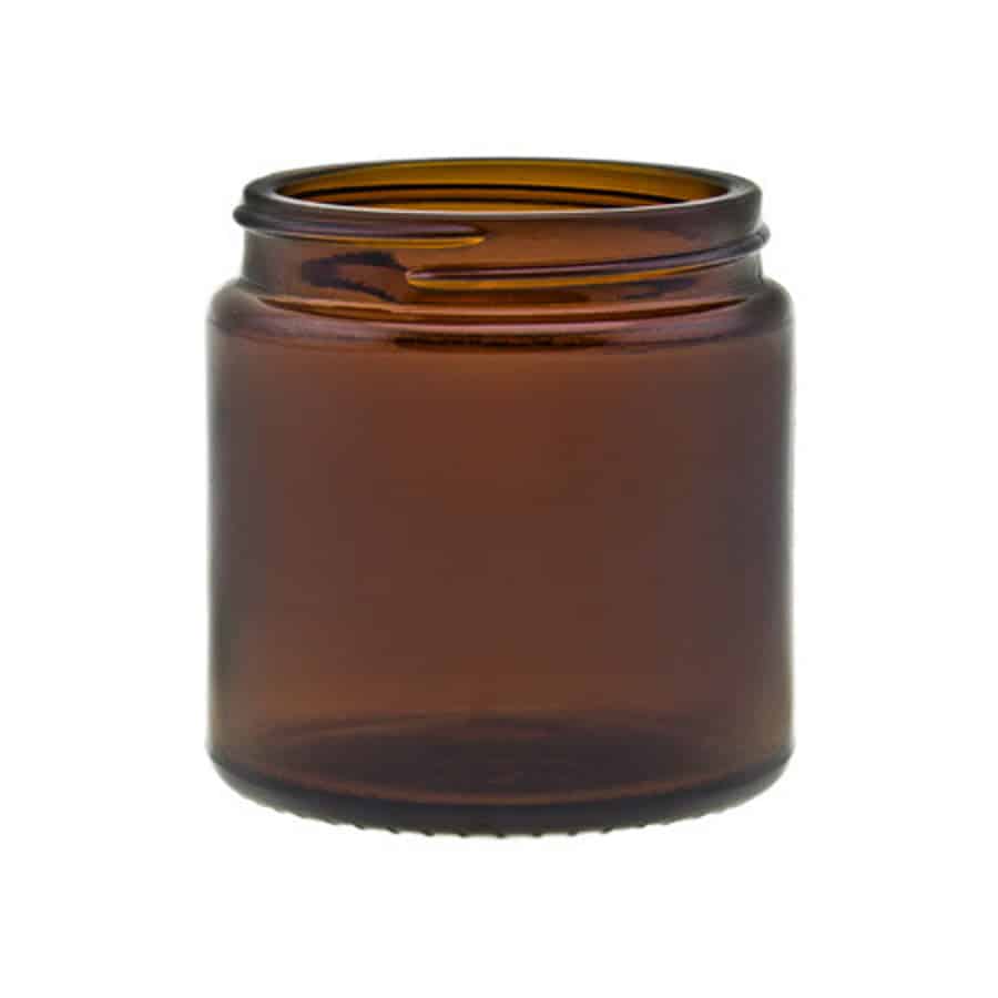 120 Ml  Brun Glasbøtte   Uden Låg   Sv58 R3