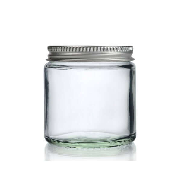 120 Ml  Klar Glas Krukke M Aluminium Låg