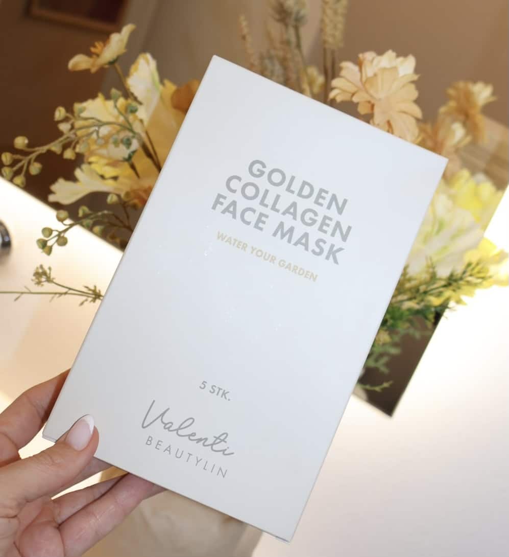 Valentin Beautyline Golden Collagen Face Mask   Hos Frisøren   Baronen