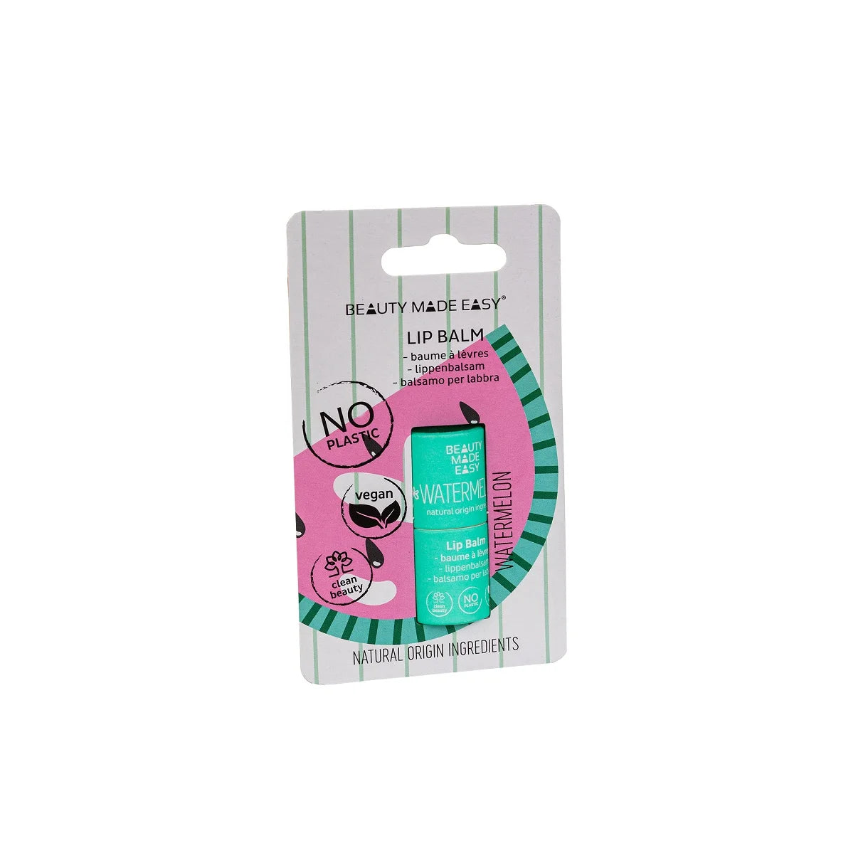 Beauty Made Easy    Lip Balm   Watermelon   Hos Frisøren   Baronen