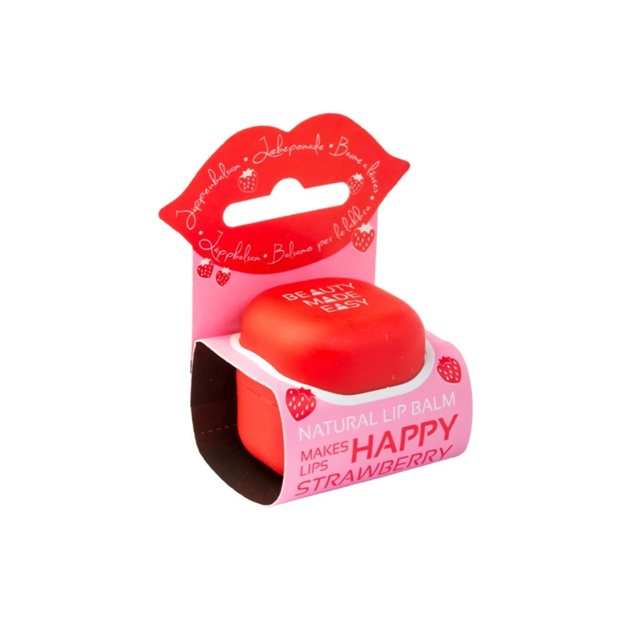 Beauty Made Easy    Makes Lips Happy   Strawberry   Hos Frisøren   Baronen