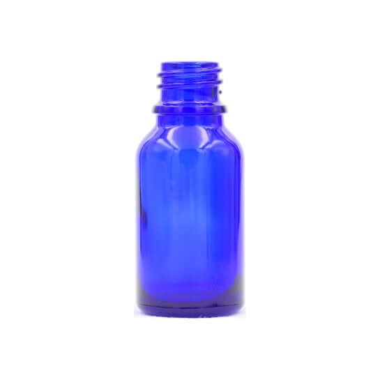15 Ml  Blå Glasflaske   Din18
