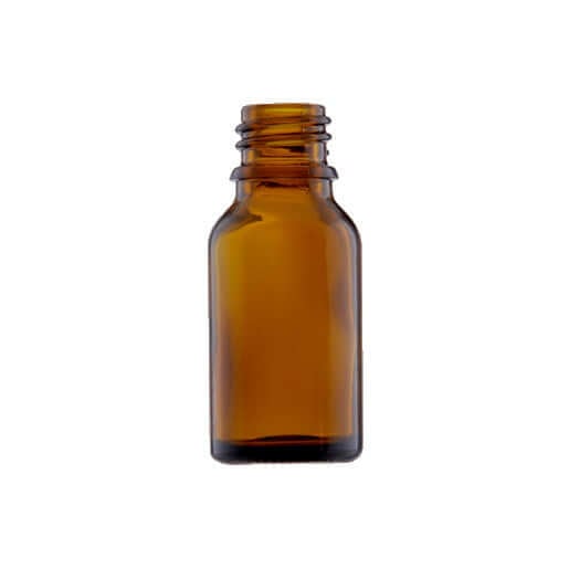 15 Ml  Brun Glasflaske   Din18