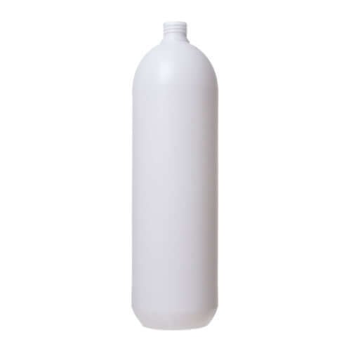 1000 Ml  Mat Hvid Plastflaske   Hdpe   24 410
