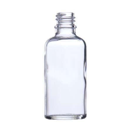 100 Ml  Klar Glasflaske   Din18